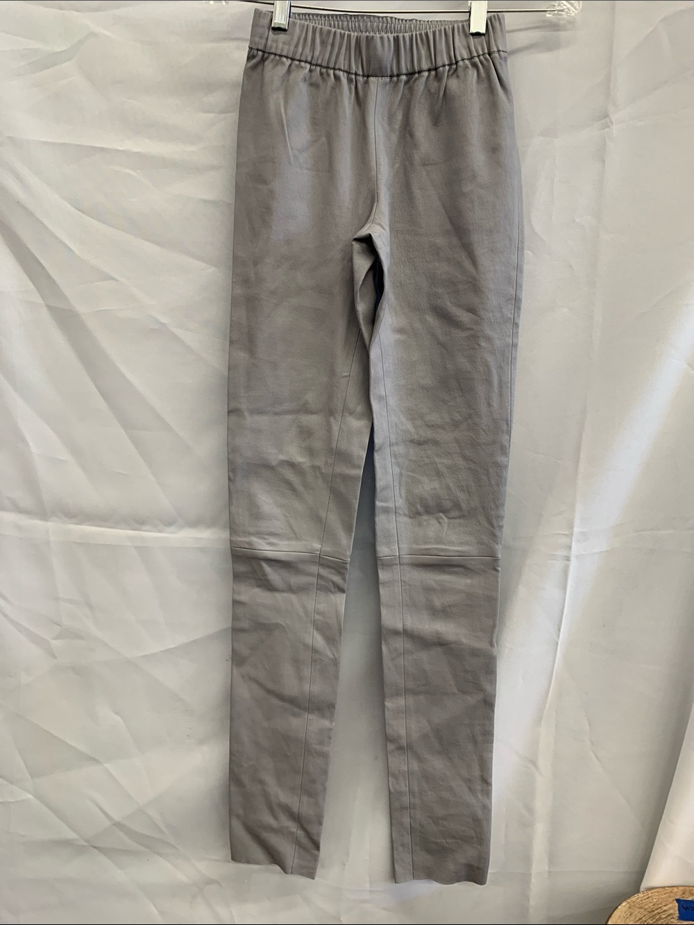 Men's Slim Elastic-Waist Joggers in Light Gray